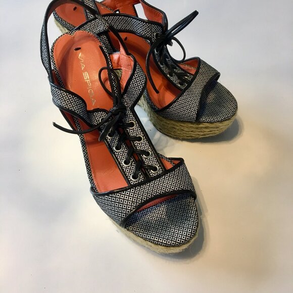 Via Spiga Kassiana Espadrille wedge size 7 - Picture 2 of 12